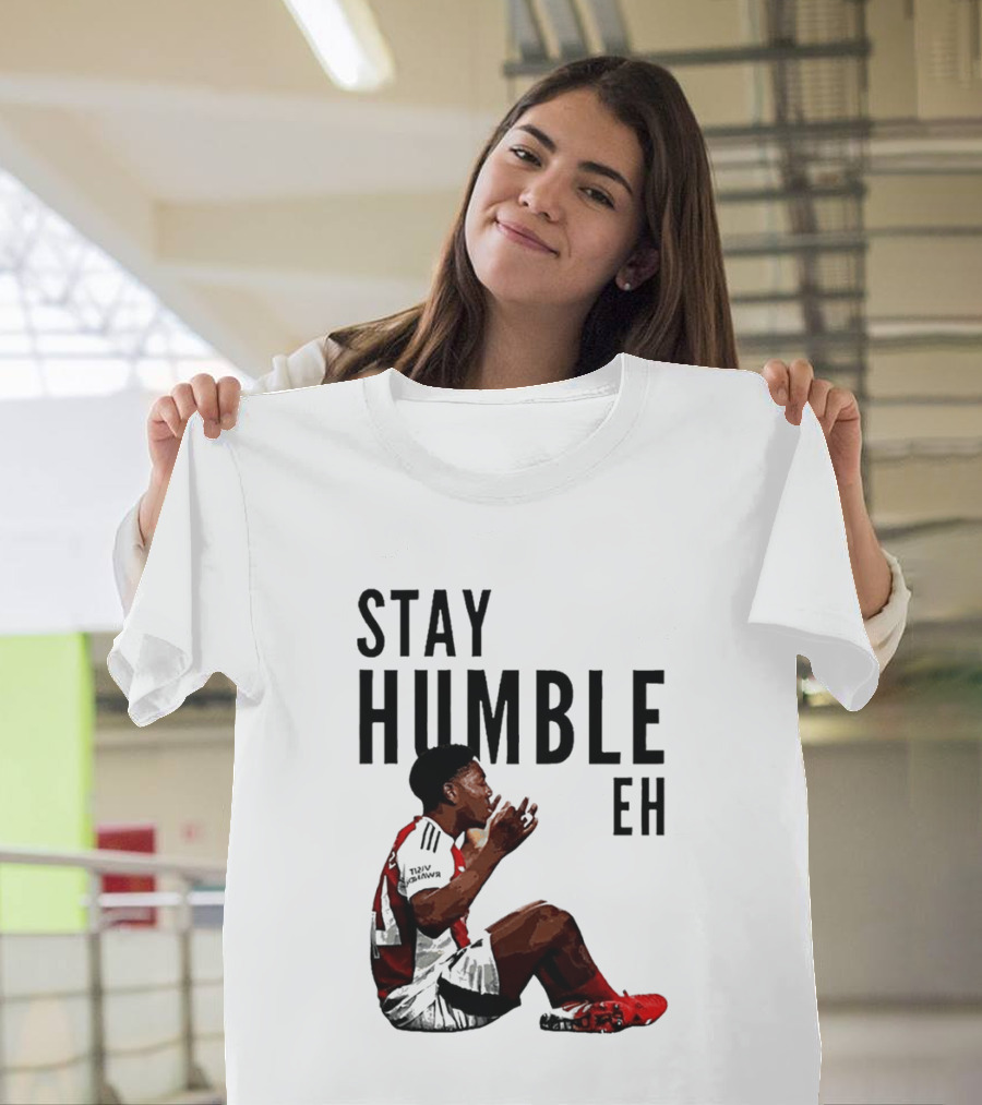 Myles Lewis Skelly Stay Humble Eh Arsenal Football Meme T-Shirt