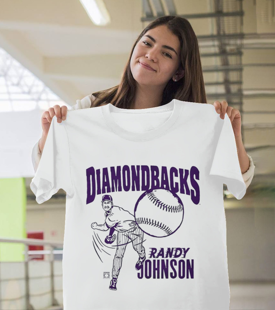 Randy Johnson Arizona Diamondbacks Cooperstown Collection Baseball T-Shirt