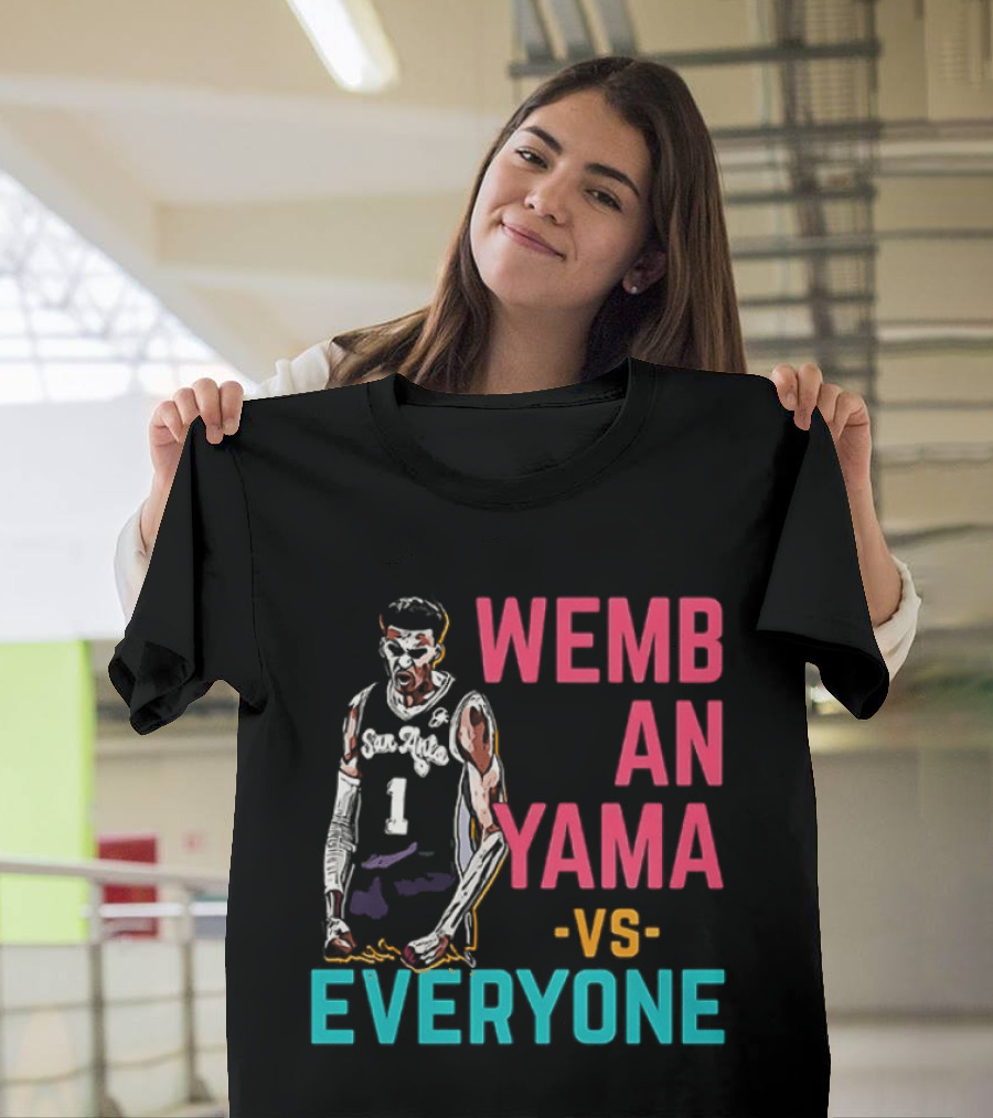 Victor Wembanyama Vs Everyone San Antonio Spurs NBA 2026 T-Shirt