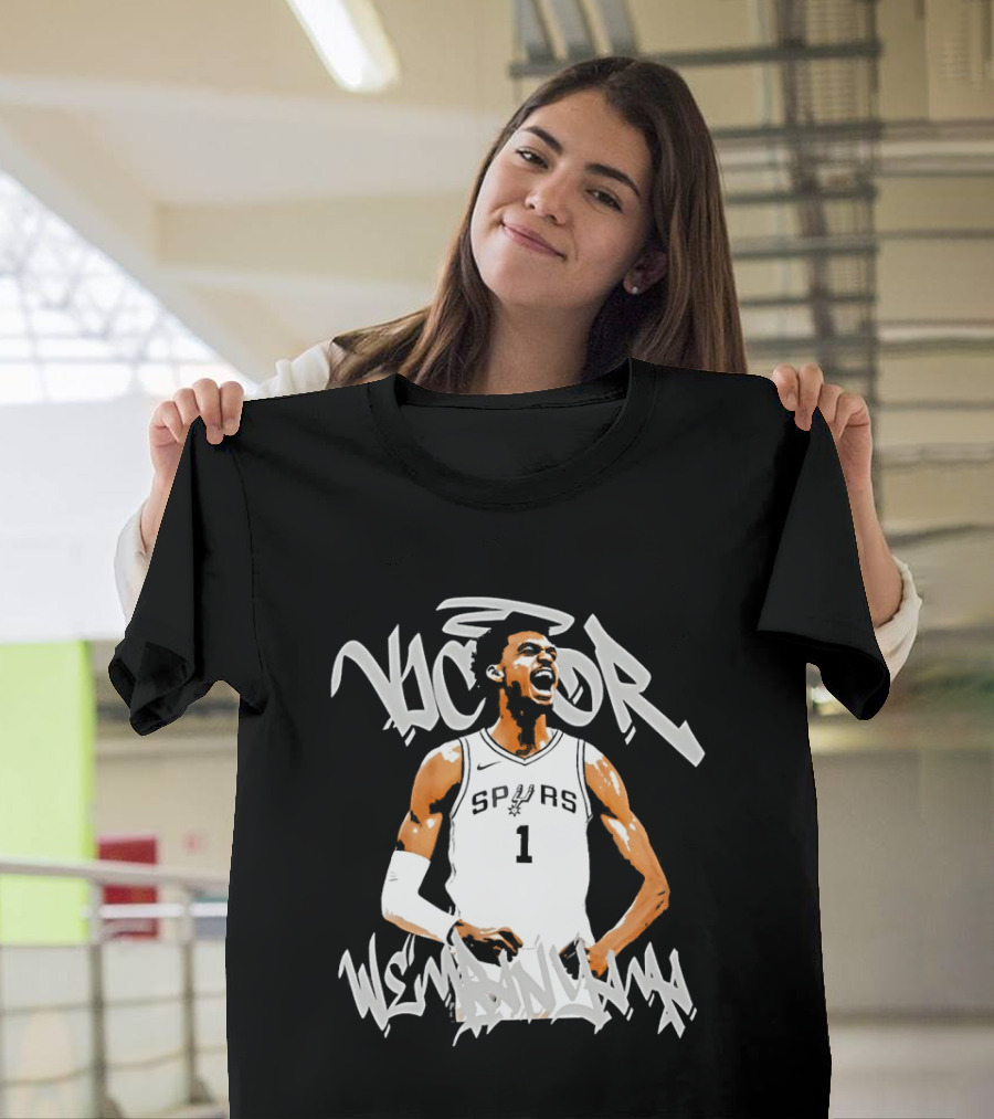 Victor Wembanyama Spurs Basketball Celebration 2026 T-Shirt