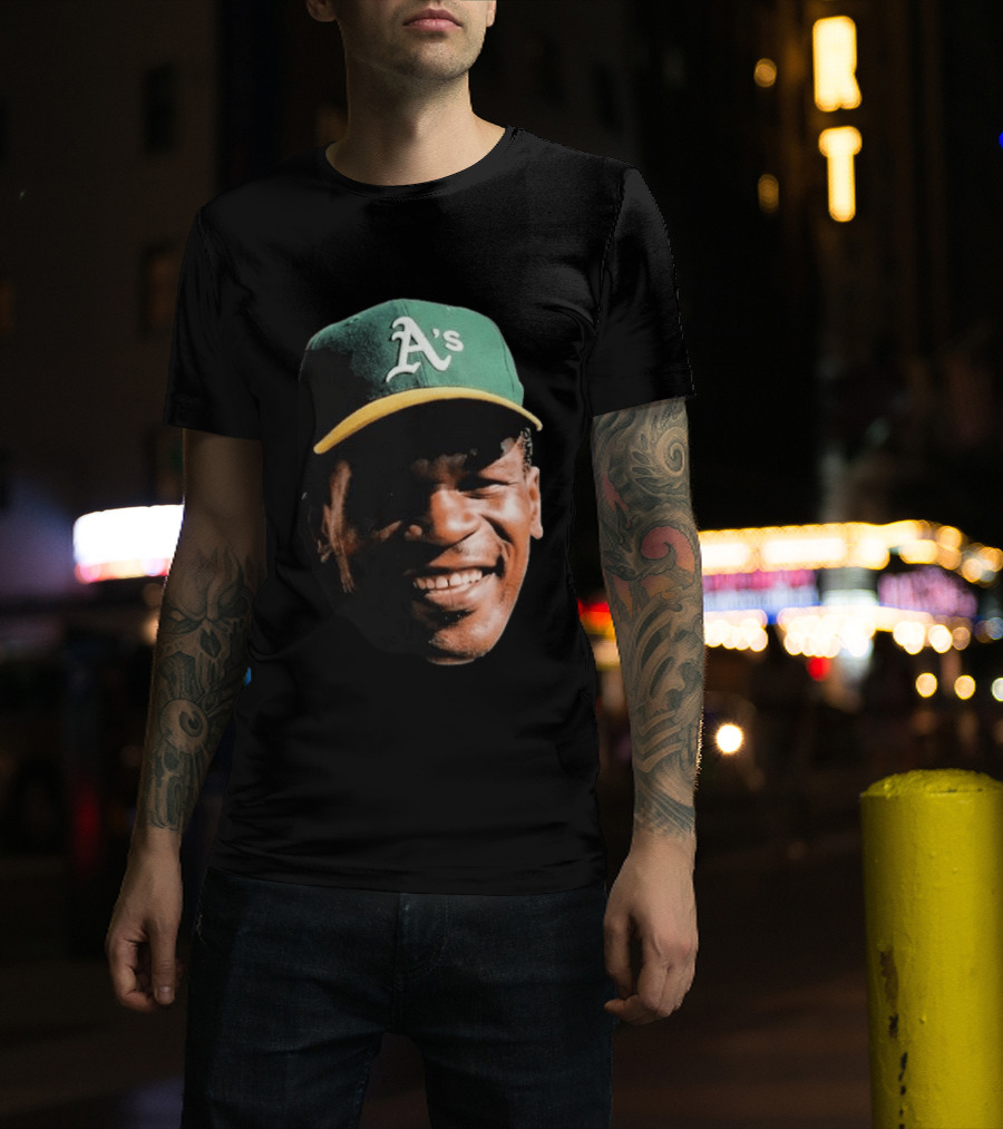 Dallas Braden Rickey Henderson A's Cap T-Shirt