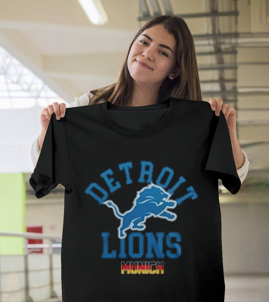 Detroit Lions Munich 2026 Game Football Event T-Shirt