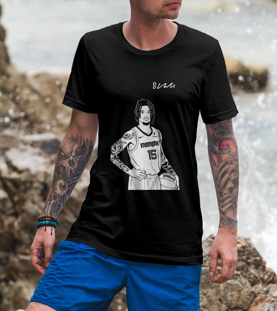 RIP Memphis Grizzlies Brandon Clarke Number 15 Basketball Star T-Shirt