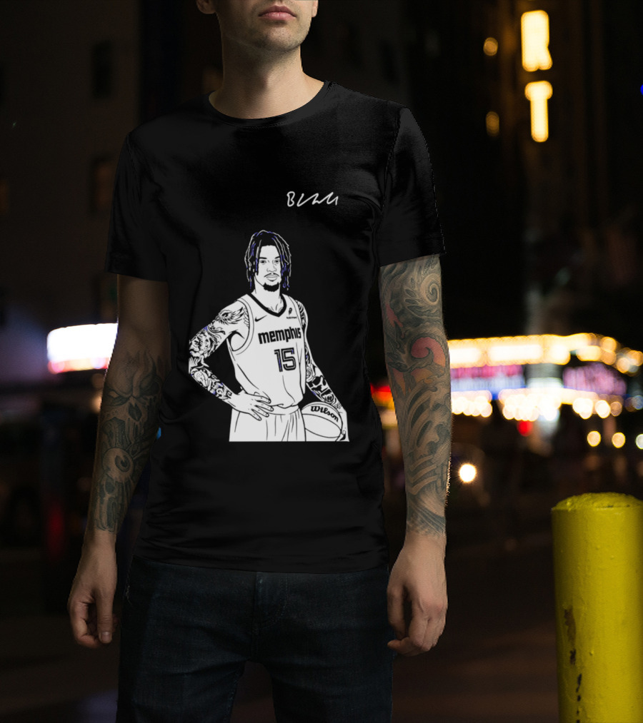 RIP Memphis Grizzlies Brandon Clarke Number 15 Basketball Star T-Shirt