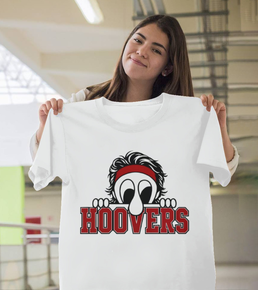 Hoovers Peeking Character With Red Headband T-Shirt