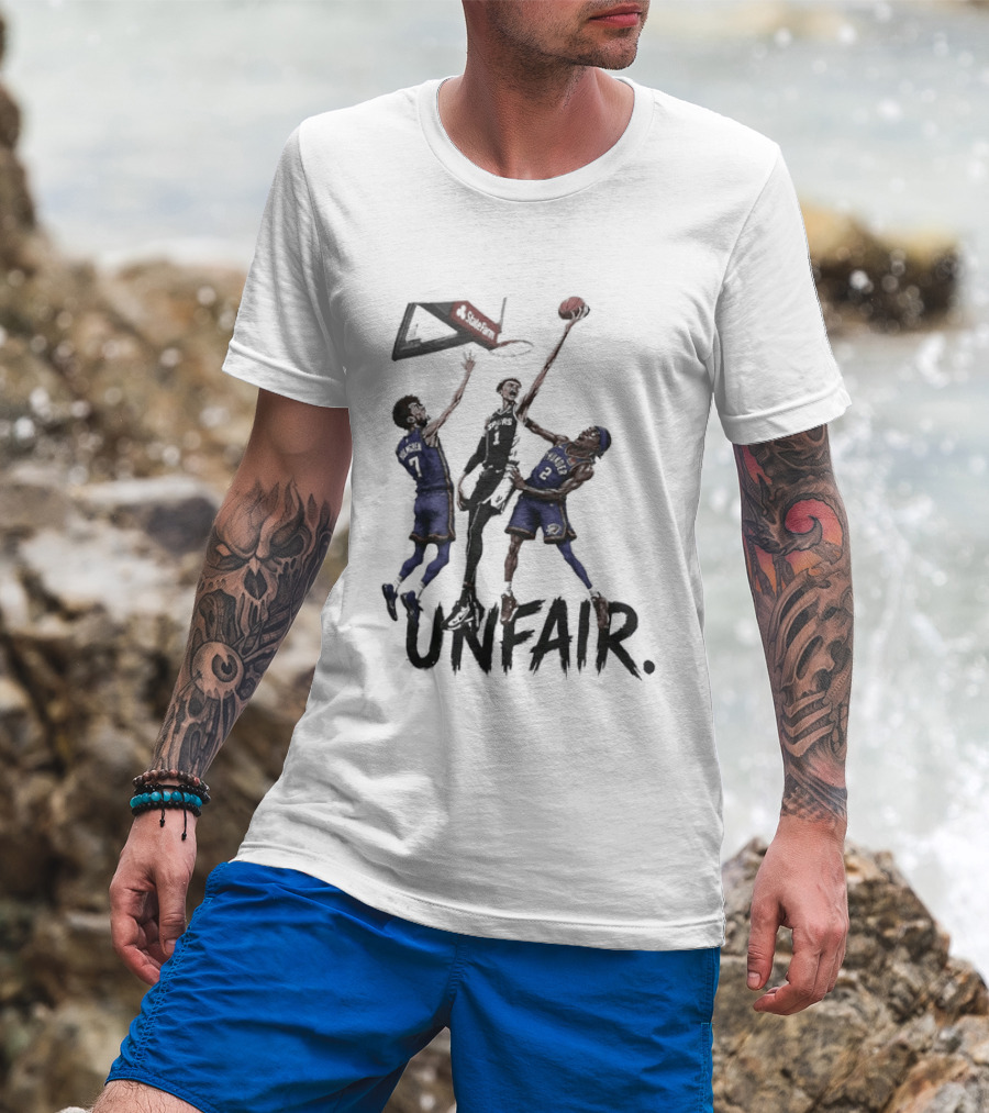 Unfair San Antonio Spurs Basketball Players Dunk T-Shirt