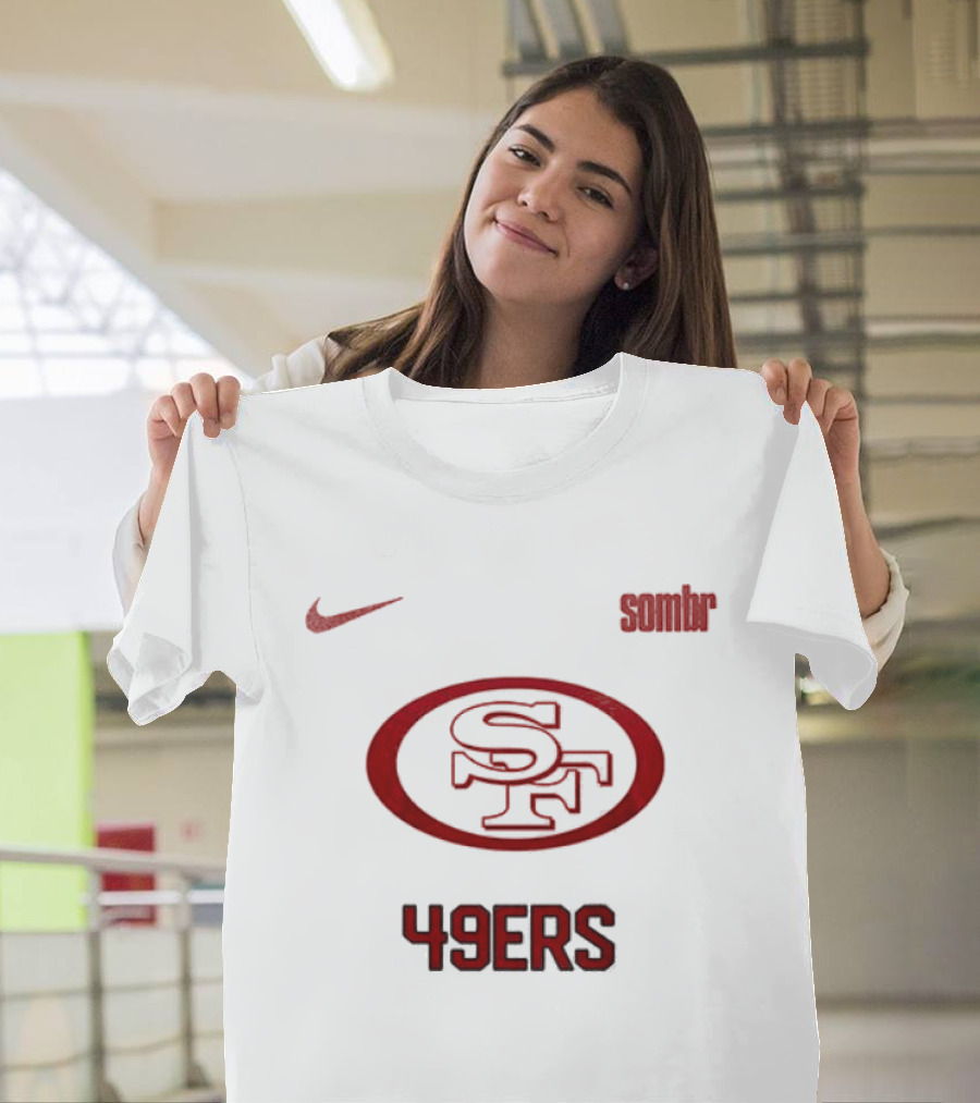 Nike San Francisco 49ers Sombr Collaboration 49ers SF T-Shirt