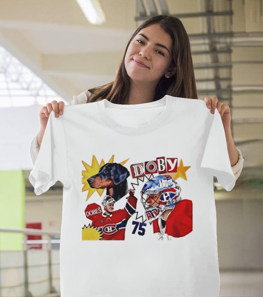 Jakub Dobes Doby Montreal Canadiens 75 T-Shirt