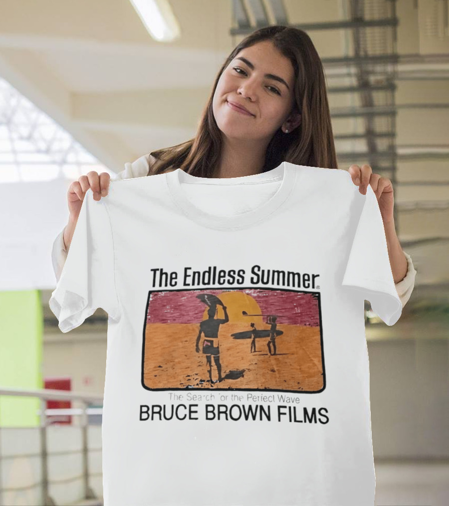 The Endless Summer The Search For The Perfect Wave Bruce Brown Films Surfers Sunset Scene T-Shirt