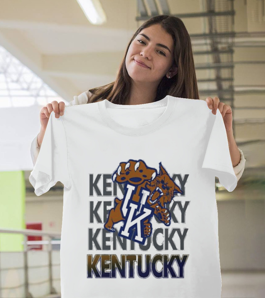 Kentucky Wildcat NCAA Stacked UK Kentucky T-Shirt