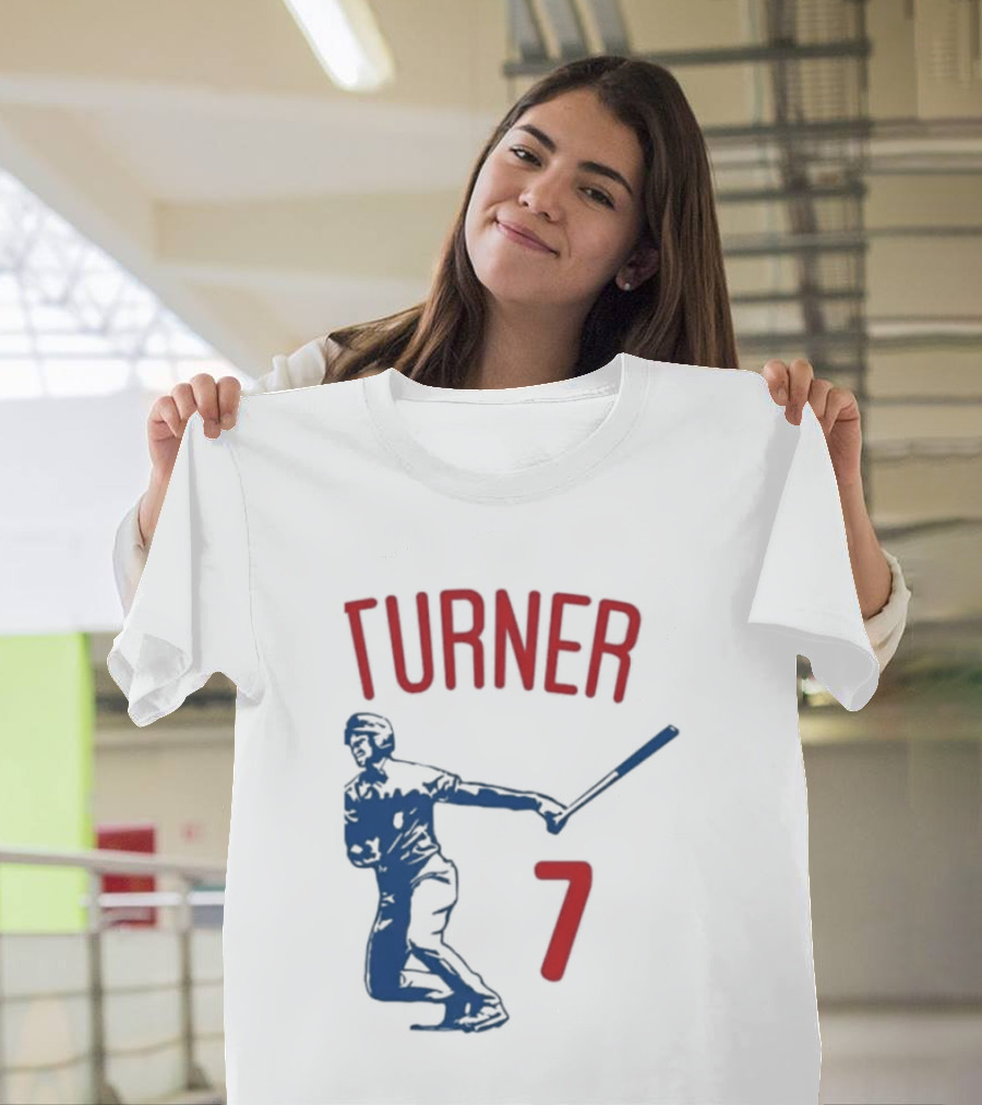 Turner Player 7 Baseball Batter T-Shirt