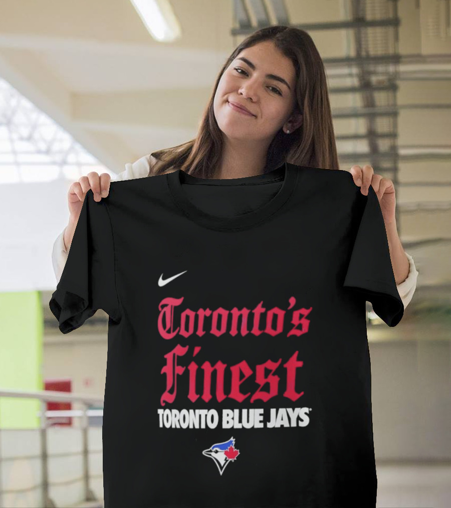 Nike Toronto's Finest Toronto Blue Jays City Connect Handwriting T-Shirt