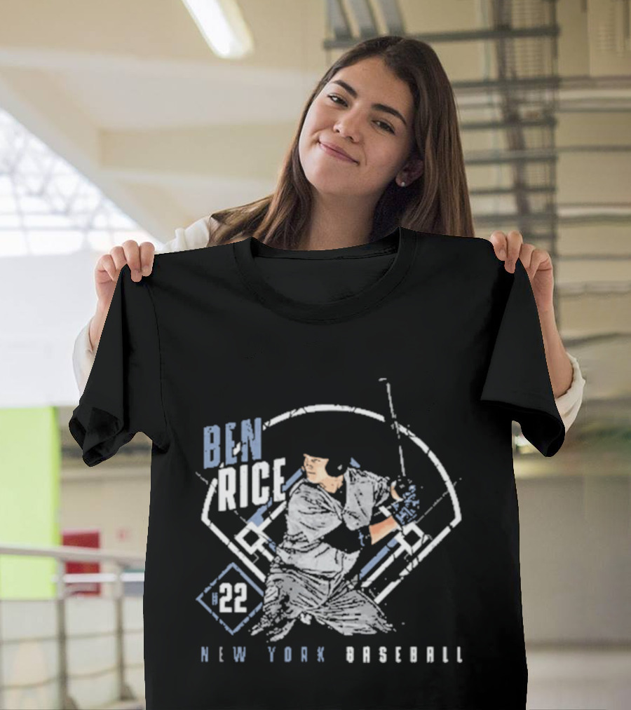 Ben Rice 22 New York Baseball T-Shirt