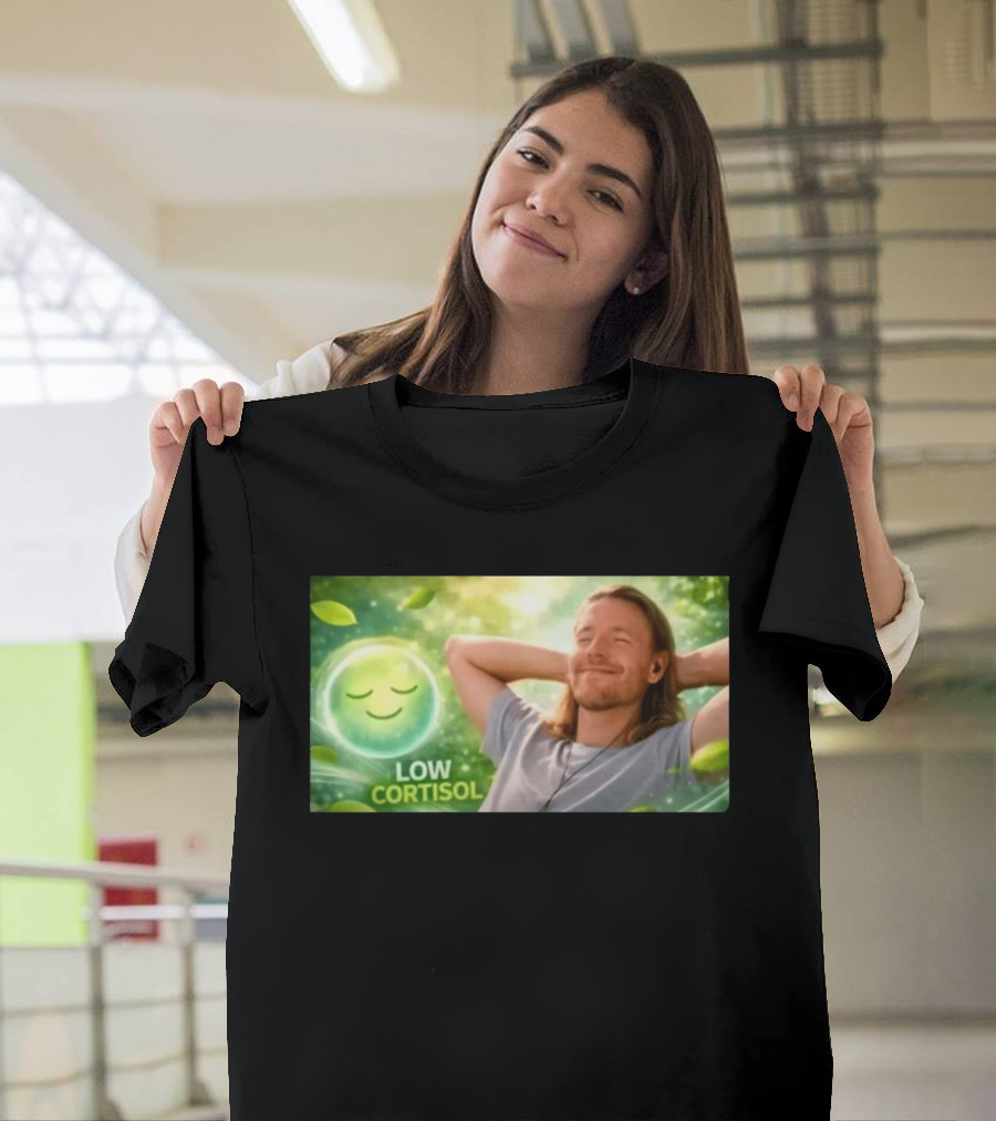 Low Cortisol Goatis 2026 Stress Free Relaxation T-Shirt