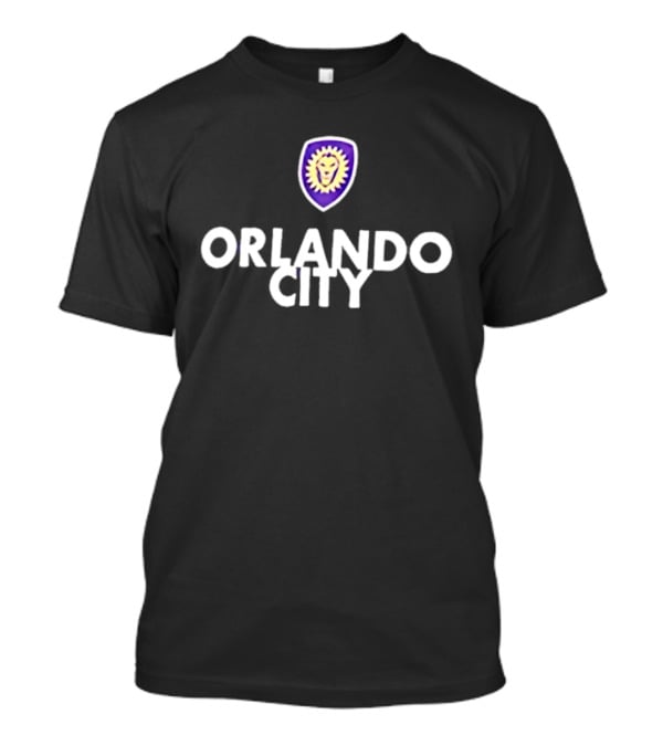 Orlando City SC Soccer Club Logo Lion T-Shirt