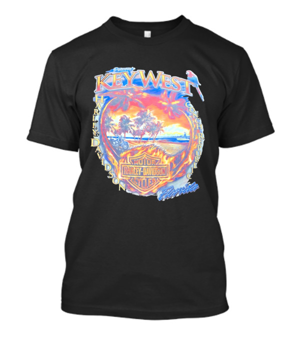 Peterson Key West Harley Davidson Conch Republic Motorcycles Florida T-Shirt