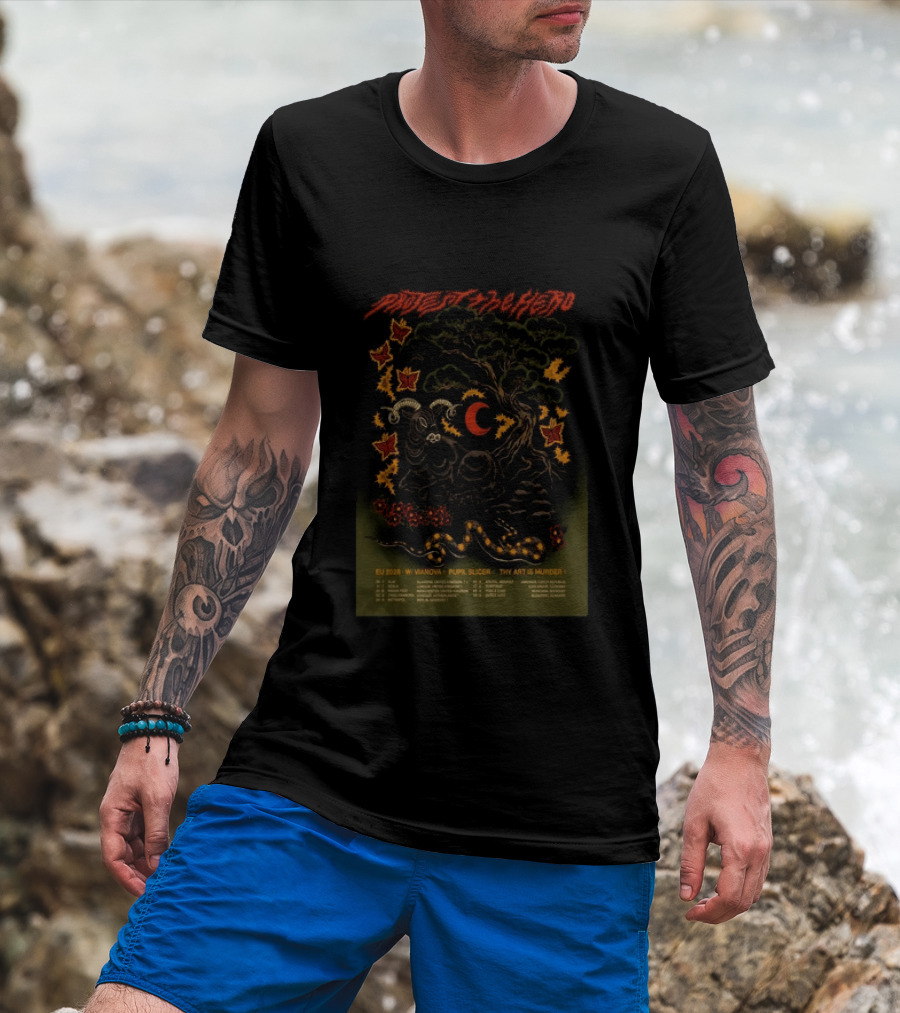 Protest The Hero EU 2026 Tour Vanaova Pupil Slicer Thy Art Is Murder Butterfly Tree Goat Snake T-Shirt
