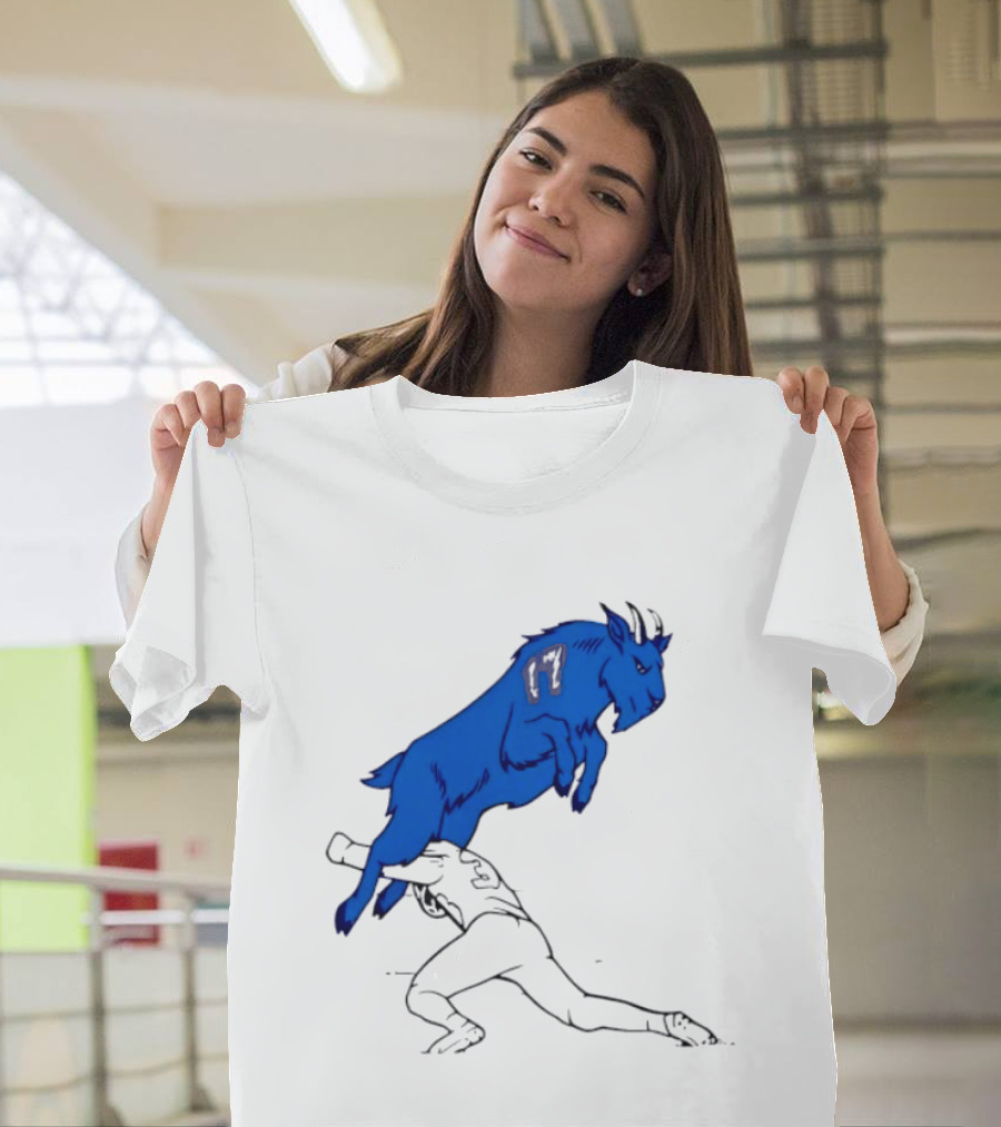 Buffalo Bills Jumping Goat Football T-Shirt