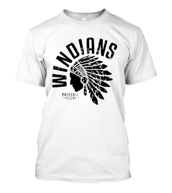 Cleveland Indians Guardians Windians Baseball Club Retro Headdress T-Shirt