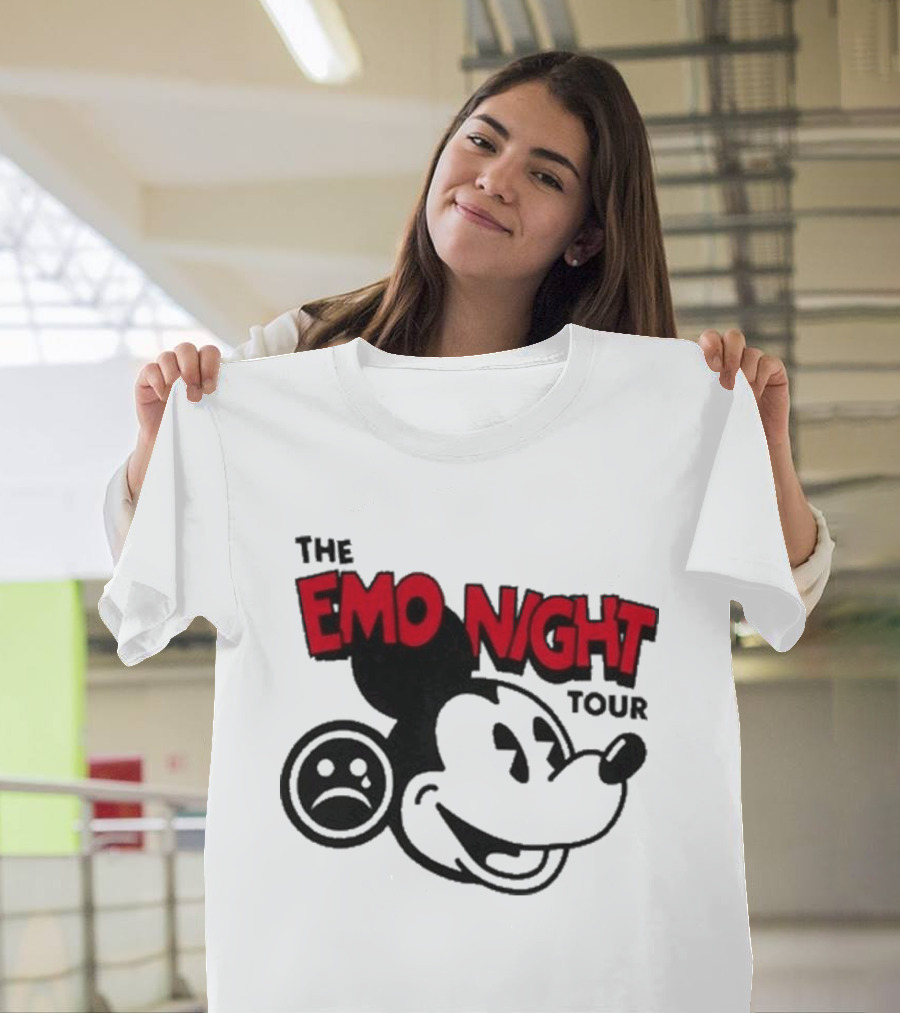 The Emo Night Tour Mouse Sad Face T-Shirt