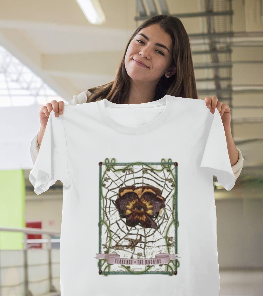 Florence And The Machine Flower Spider Web T-Shirt