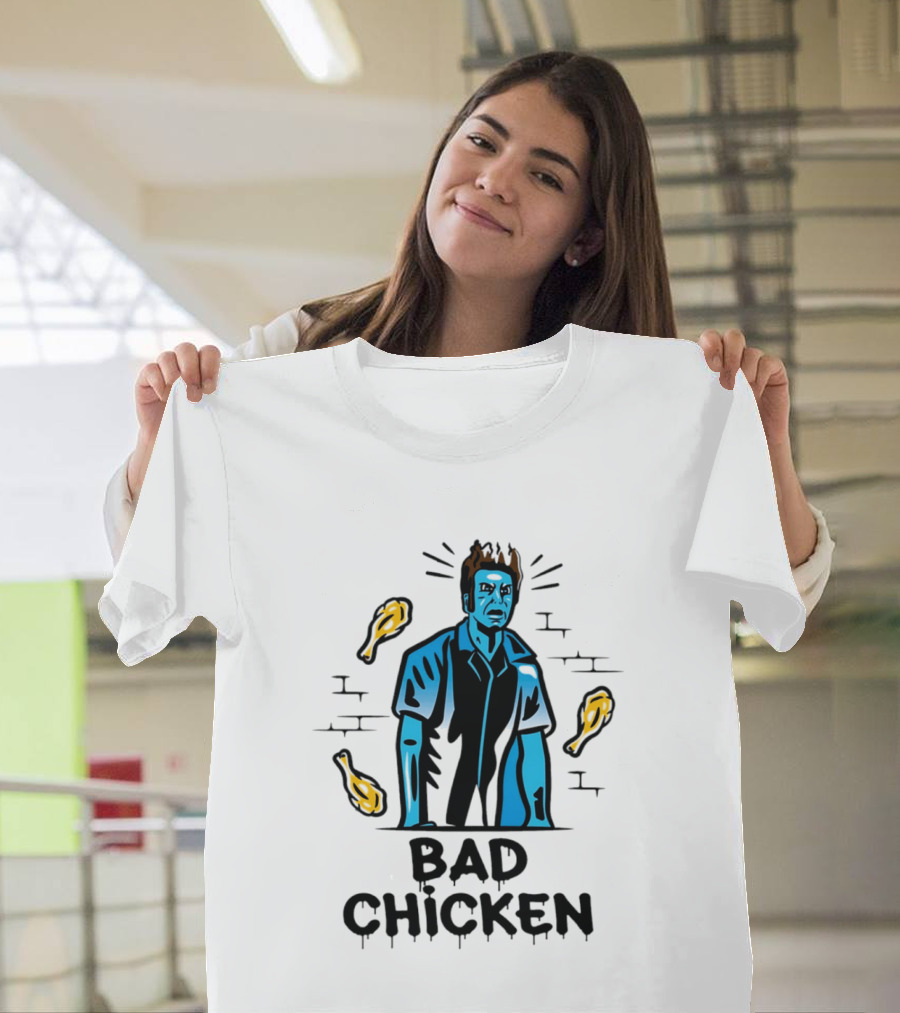 Kramer Bad Chicken Fried Ice Cream Character Bucket T-Shirt