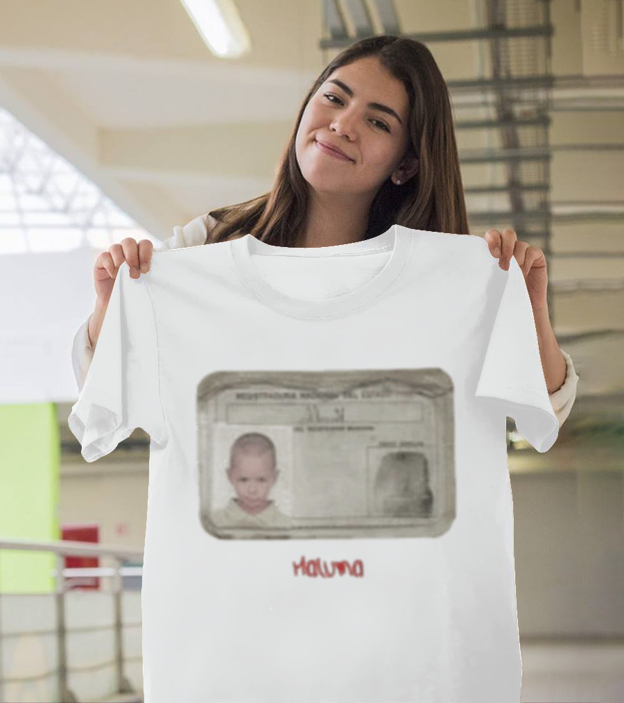 Maluma I.D. Card Rectangular Image Childhood Picture T-Shirt
