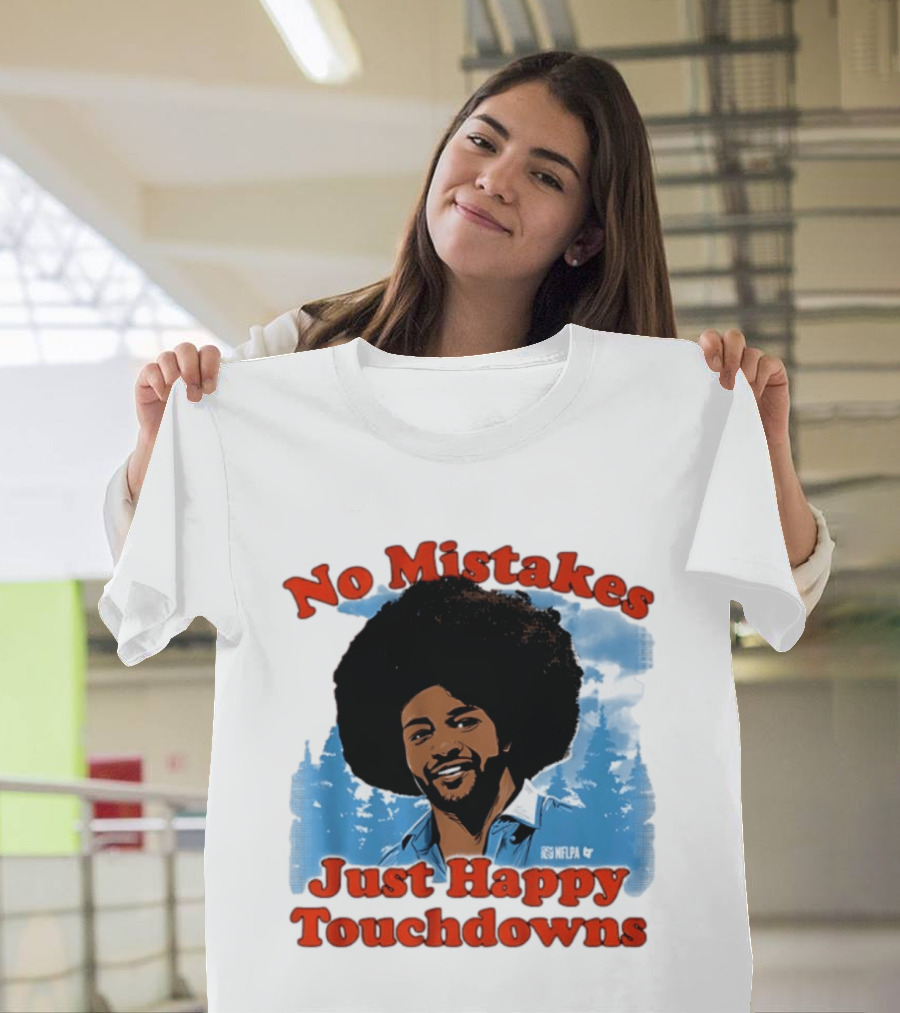 Rome Odunze No Mistakes Just Happy Little Touchdowns NFLPA T-Shirt