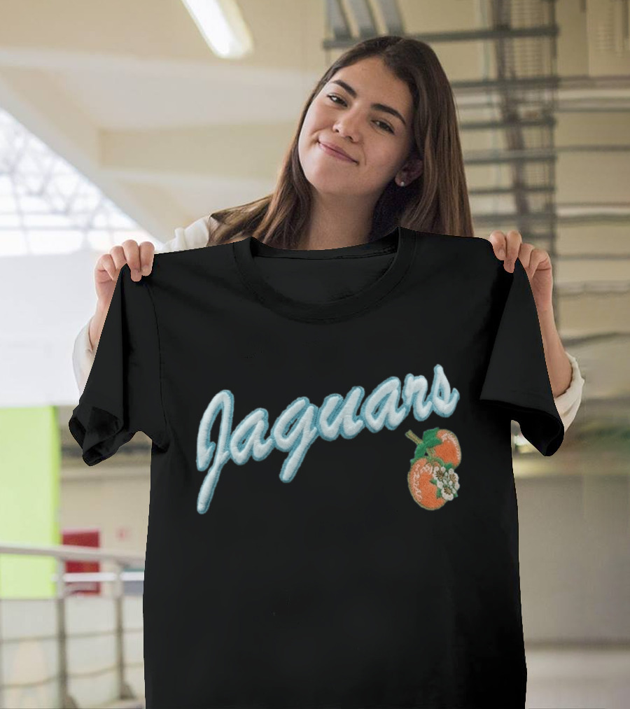 Jaguars X LAFAVRE Black Corduroy Hat Peaches Embroidery T-Shirt