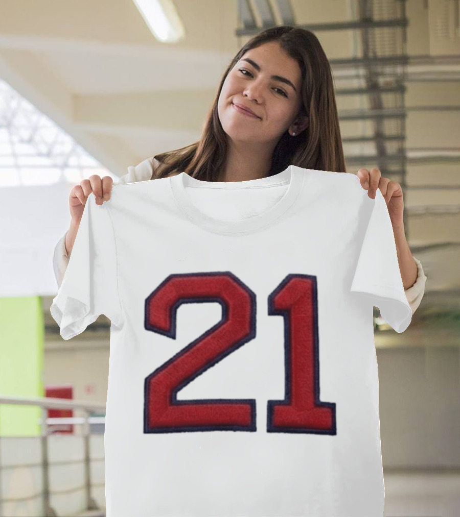 2026 Roger Clemens Boston No. 21 Hat Red 21 Embroidery T-Shirt
