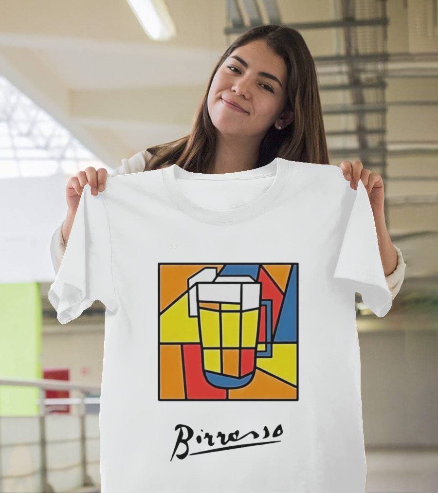 Birresso Beer Abstract Colorful Geometry T-Shirt