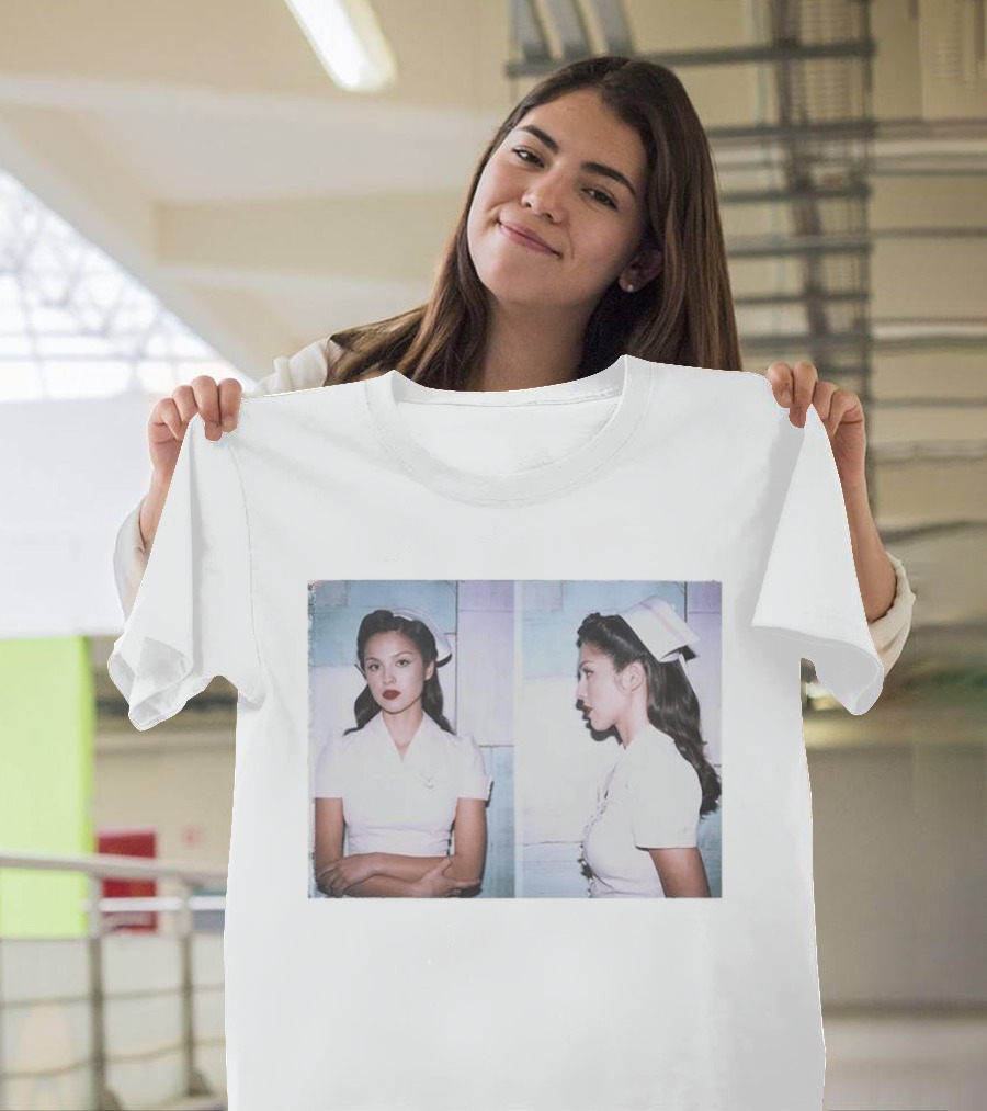 Olivia Rodrigo The Cure Photo Nurse Outfit Vintage Aesthetic T-Shirt