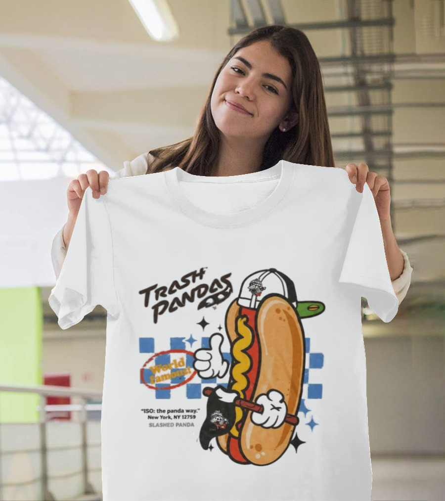 Trash Pandas World Famoust Hot Dog Thumbs Up T-Shirt