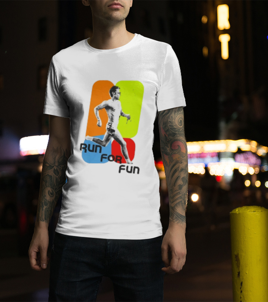 Run For Fun Harry Styles Colorful Running T-Shirt