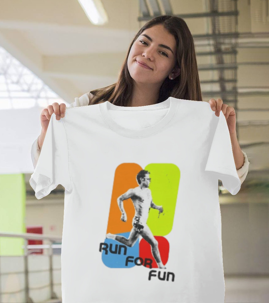 Run For Fun Harry Styles Colorful Running T-Shirt