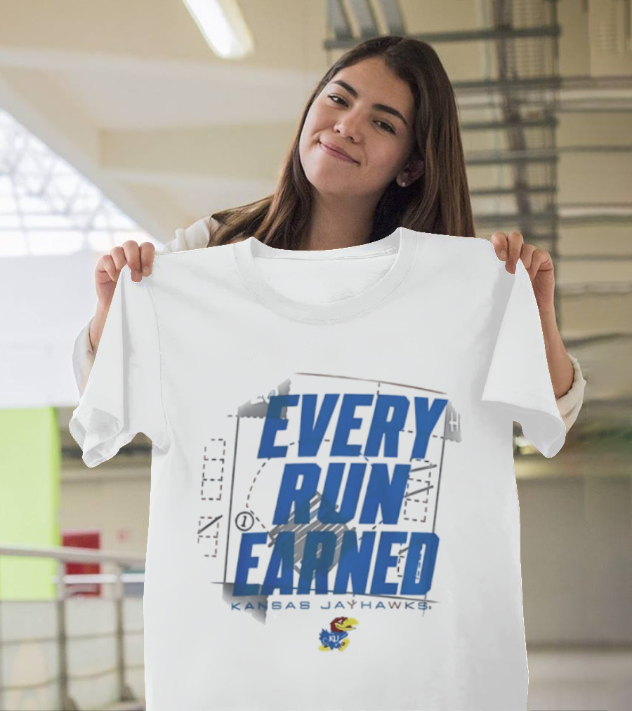 Kansas Jayhawks Every Run Earned 2026 Postseason Dugout T-Shirt