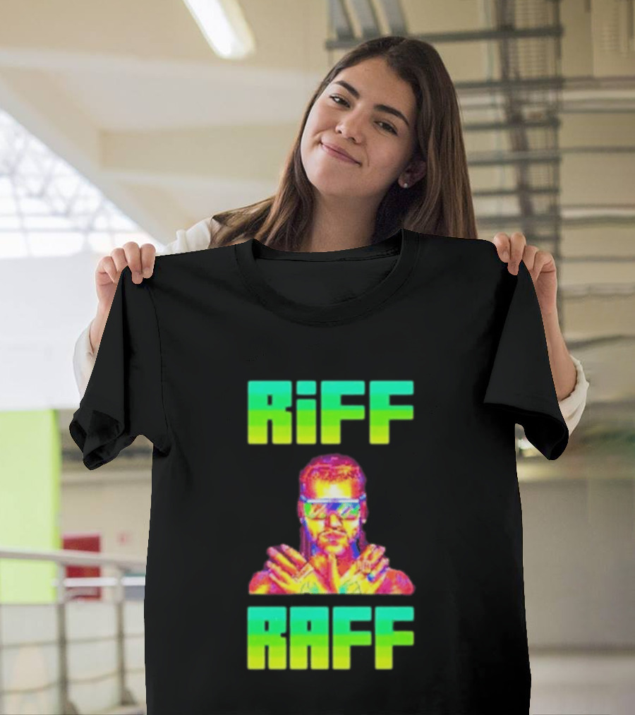 Riff Raff Neon 8 Bit Style Dale Dan Tony T-Shirt