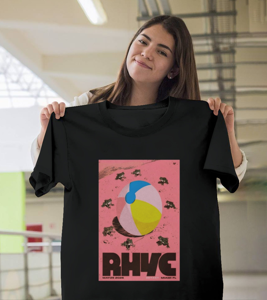 Rhye May 25 2026 ZeyZey Miami FL Tour Beach Ball Frogs T-Shirt