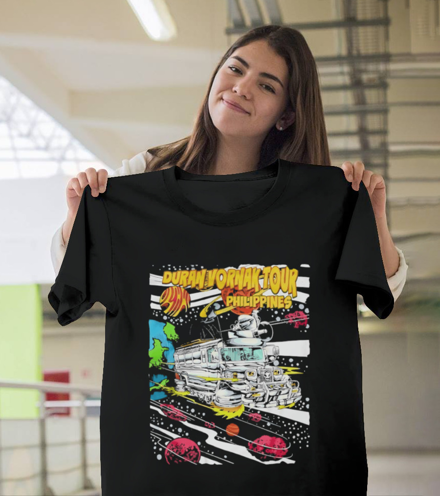 Duran Vornak Tour Philippines Colorful Jeepney Space Adventure T-Shirt