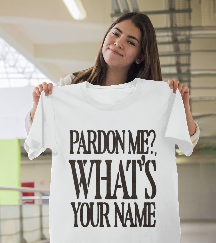 Zayn Pardon Me What's Your Name T-Shirt