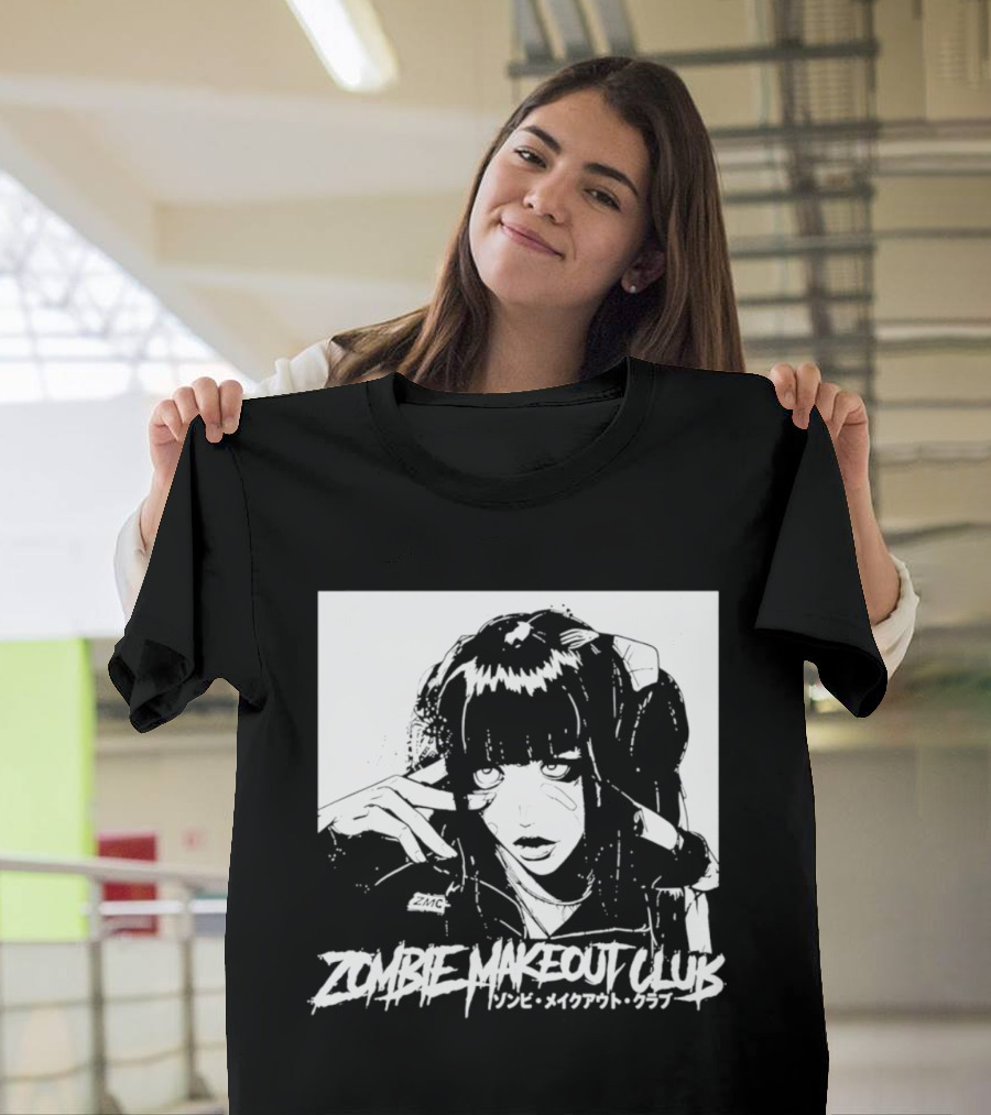 Zombie Makeout Club Manga Style Art Japanese T-Shirt