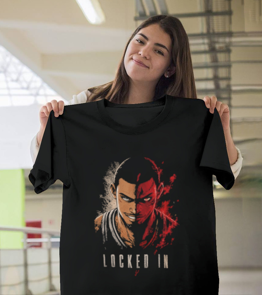 Jujutsu Kaisen San Antonio Spurs Victor Wembanyama Locked T-Shirt