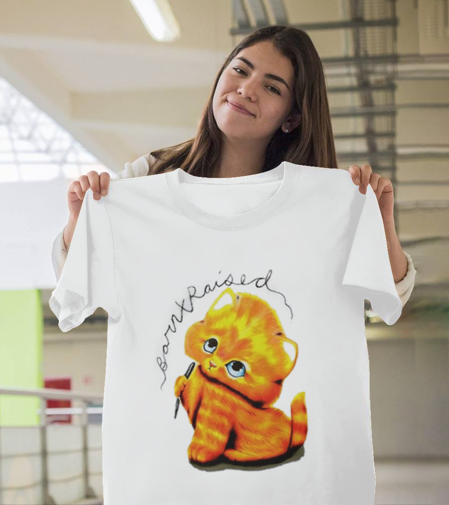 Born X Raised Mischief Orange Cat T-Shirt