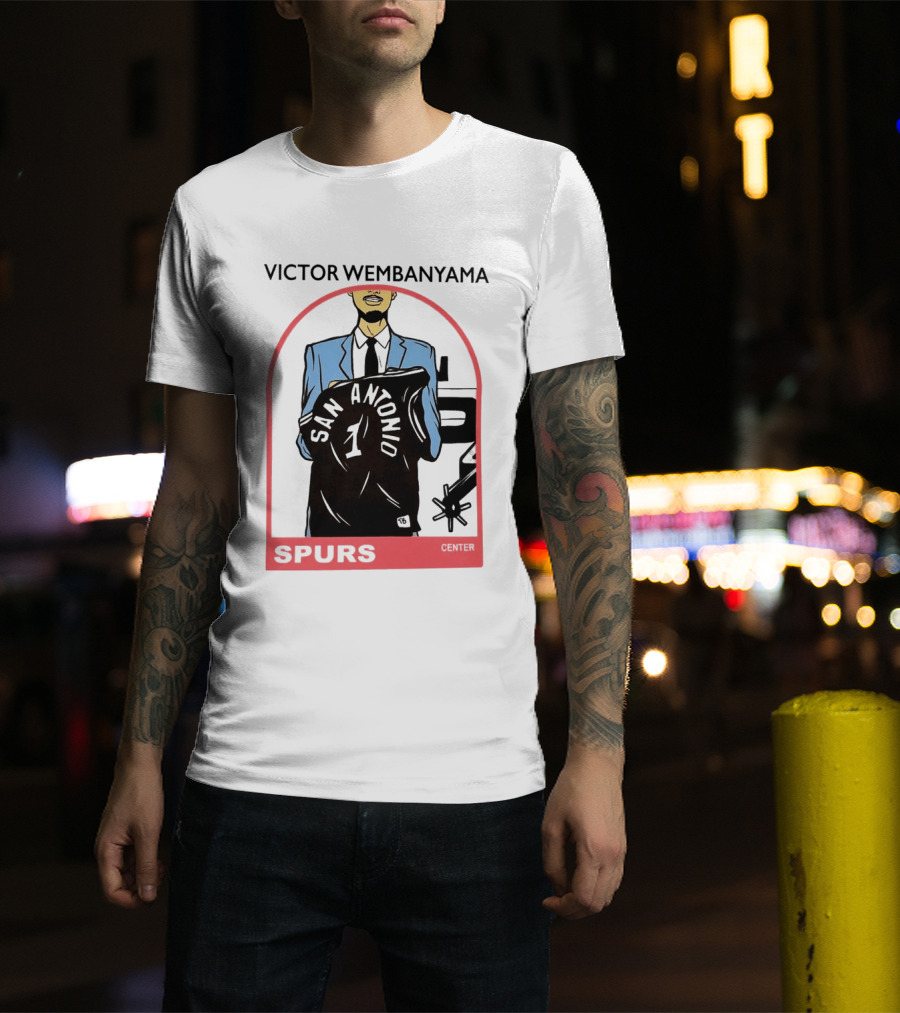 Victor Wembanyama San Antonio Spurs Number 1 T-Shirt