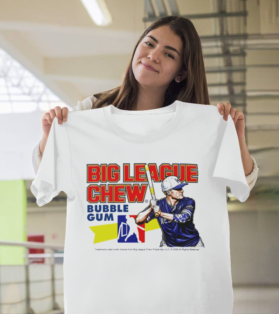 Big League Chew Bubble Gum Baseball Player Kyle Schultz T-Shirt