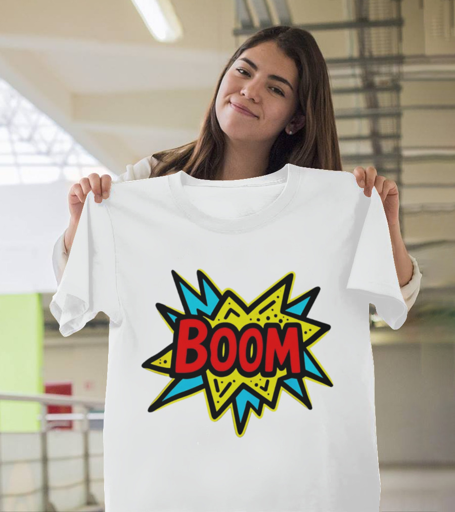 Mackenzie Shirilla Dad Boom Comic Style Burst T-Shirt