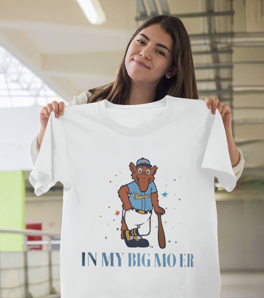Montgomery Biscuits Big Mo Era Baseball T-Shirt