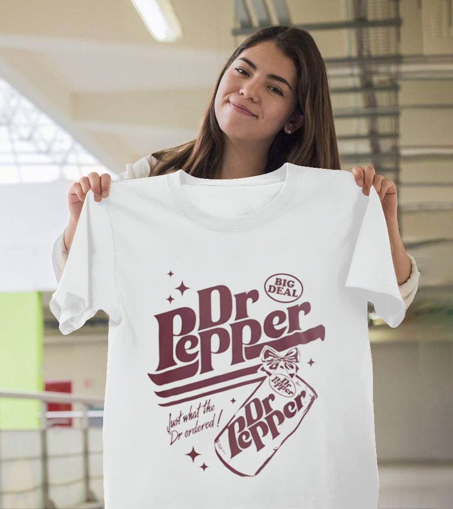 Dr Pepper Big Deal Just What The Dr Ordered Retro Bottle T-Shirt