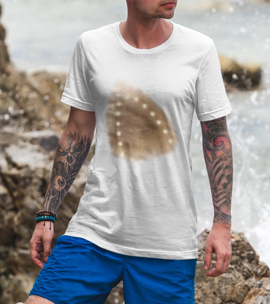 Peep Szczesny Iron Burnt Circle Light Shell T-Shirt