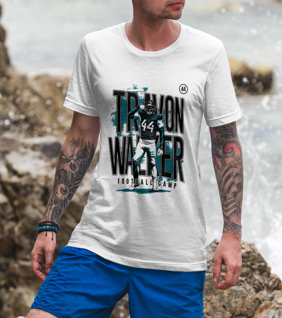 Travon Walker 44 Jacksonville Football Camp T-Shirt